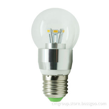 2300/2500/2700/3000/4200/6000K 3W E27 LED Bulb with 360° Beam Angle, CE Certified